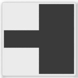 Flag of Aarwangen district, Switzerland Sticker