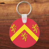 Flag of Anglesey Keychain (Achterkant)