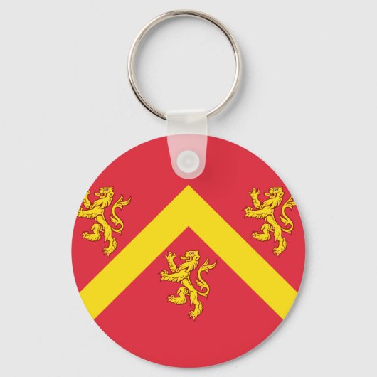 Flag of Anglesey Keychain (Achterkant)