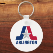 Flag of Arlington, Texas Keychain (Voorkant)