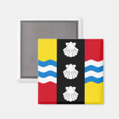 Flag of Bedfordshire Magnet (Recto/Verso)