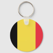 Flag of Belgium Keychain (Voorkant)
