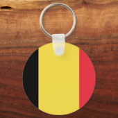 Flag of Belgium Keychain (Voorkant)