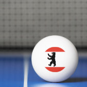 Flag of Berlin Ping-Pong Ball (Net)
