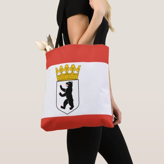 Flag of Berlin Tote Bag (De près)