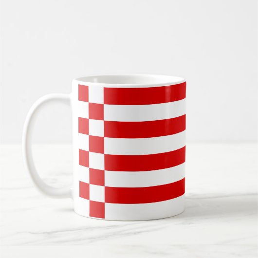 Flag of Bremen Coffee Mug Koffiemok (Links)