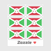 Flag of Burundi - a collection Sticker (Feuille)