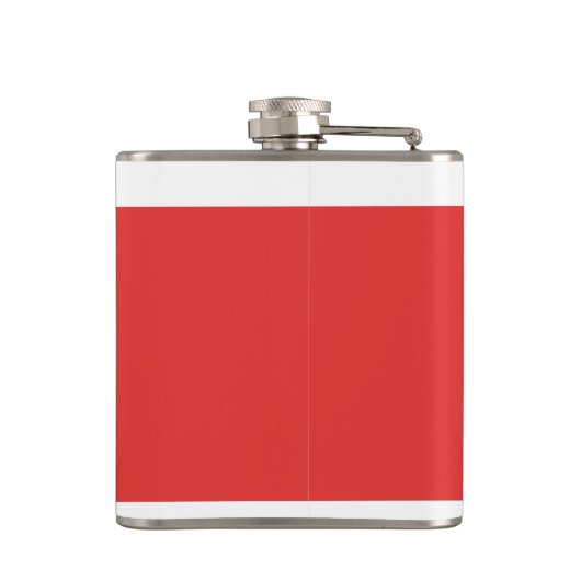 Flag of Calgary, Alberta Flask Heupfles (Achterkant)