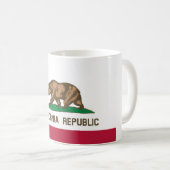 Flag Of California, California flag, mug (Devant droit)