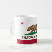 Flag Of California, California flag, mug (Devant gauche)