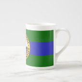 Flag of Chattanooga, Tennessee Bone China Mug (Droite)