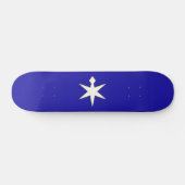 Flag of Chiba Prefecture, Japan Skateboard (Horizontaal)