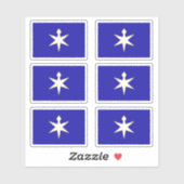 Flag of Chiba Prefecture, Japan Sticker (Vel)