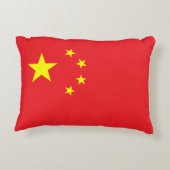 Flag of China Accent Kussen (Achterkant)
