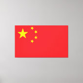 Flag of China Canvas Afdruk (Voorkant)