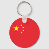 Flag of China Sleutelhanger (Achterkant)