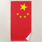 Flag of China Strandlaken (Voorkant)