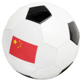 Flag of China Voetbal (Drie kwart)