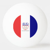 Flag of Cleveland, Ohio Ping Pong Ball (Achterkant)
