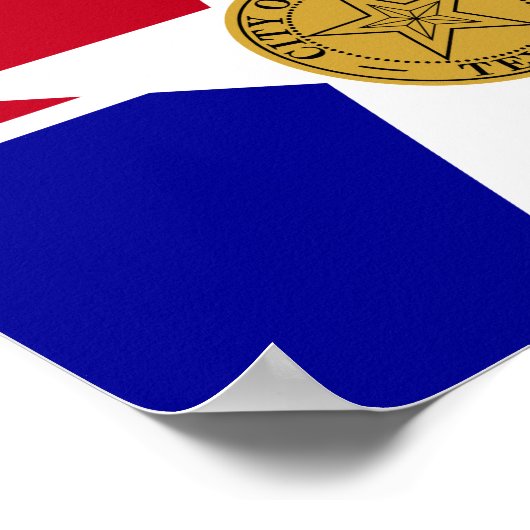 Flag of Dallas, Texas Poster (Coin)