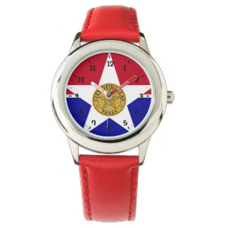 Flag of Dallas, Texas Watch Horloge