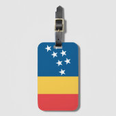 Flag of Durham, North Carolina Bagagelabel (Voorkant (verticaal))