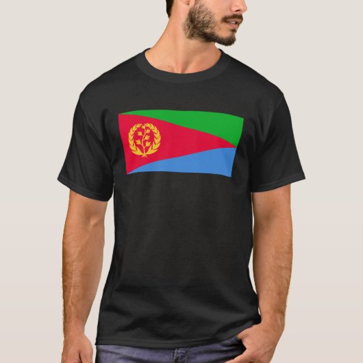 Flag of Eritrea T-shirt (Voorkant)