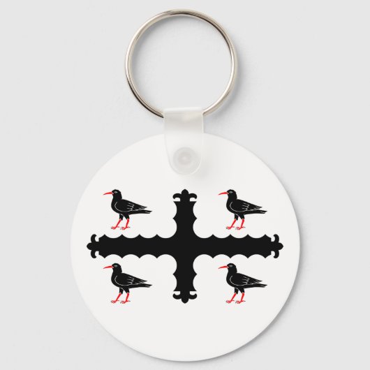 Flag of Flintshire Keychain (Voorkant)