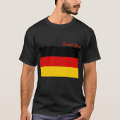Flag of Germany custom-cut T-shirt (Voorkant)