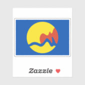 Flag of Grand Rapids, Michigan, USA Sticker (Vel)