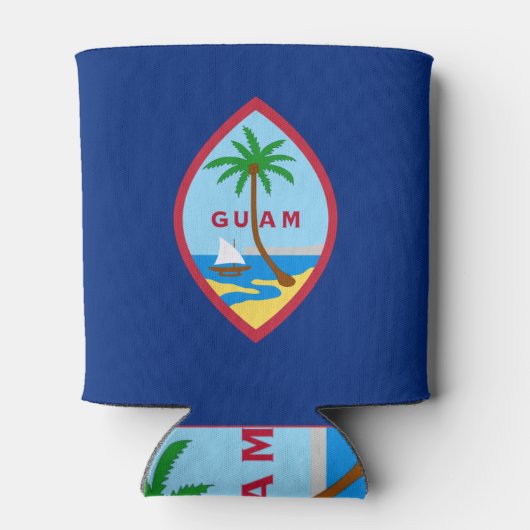 Flag of Guam Blikjeskoeler (Achterkant)