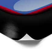 Flag of Guam Perfect Poster (Hoek)