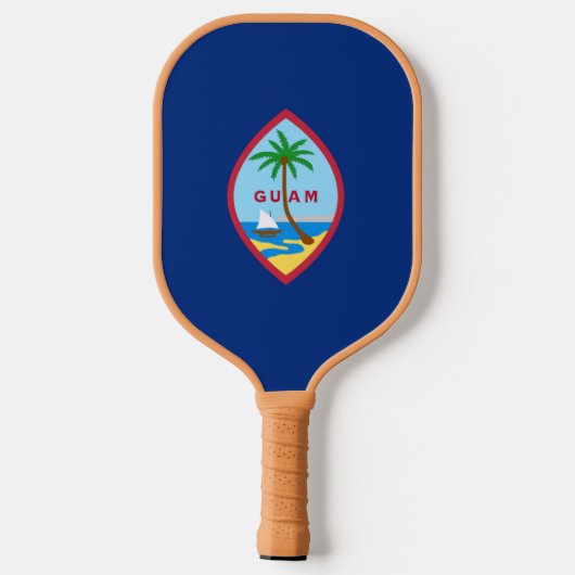 Flag of Guam Pickleball Paddle (Achterkant)