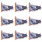 Flag of Guam Sticker (Voorkant)