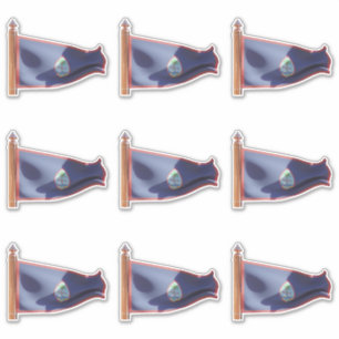 Flag of Guam Sticker