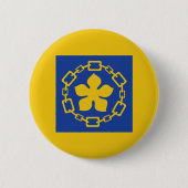 Flag of Hamilton, Ontario Button (Voorkant)