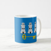 Flag of Havana, Cuba Coffee Mug (Devant droit)