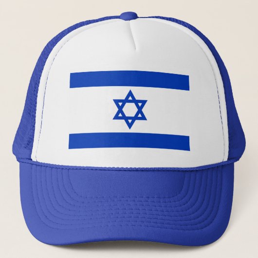 Flag of Israel Trucker Pet (Voorkant)