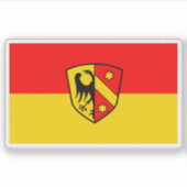 Flag of Kaufbeuren, Germany Sticker (Voorkant)