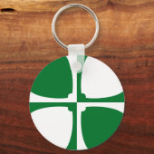 Flag of Kirkcudbrightshire Keychain (Achterkant)