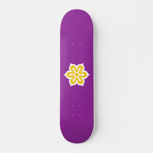 Flag of Kyoto Prefecture, Japan Skateboard (Voorkant)