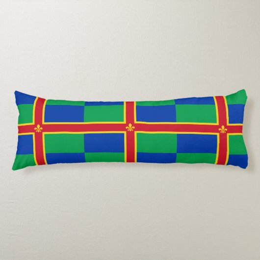 Flag of Lincolnshire Body Pillow Lichaamskussen (Voorkant)