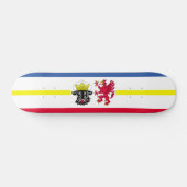 Flag of Mecklenburg-Western Pomerania Skateboard (Horz)
