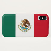 Flag of Mexico Case-Mate iPhone X Case (Achterkant (horizontaal))