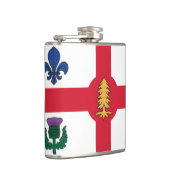 Flag of Montreal, Quebec Flask Heupfles (Rechts)