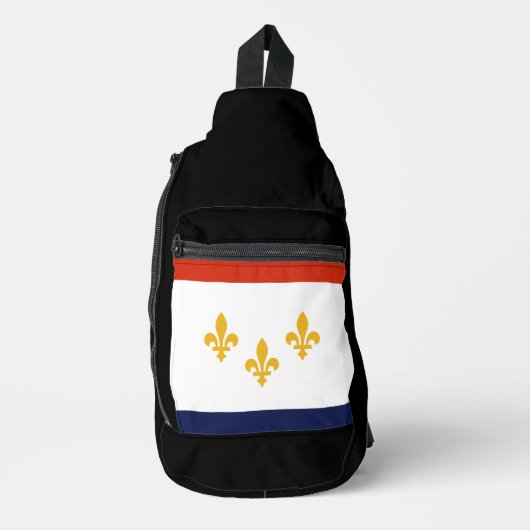 Flag of New Orleans, Louisiana Sling Bag (Voorkant)