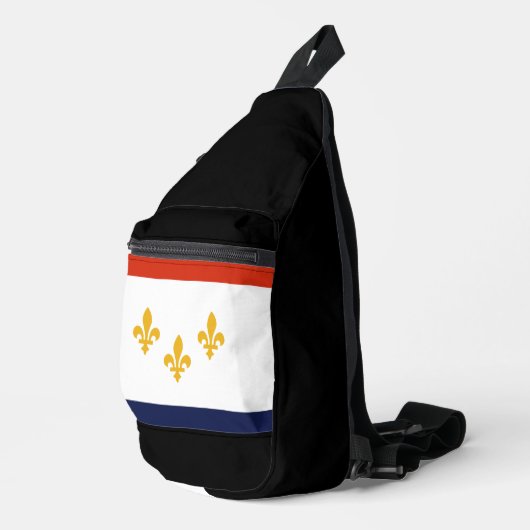 Flag of New Orleans, Louisiana Sling Bag (Rechterhoek)