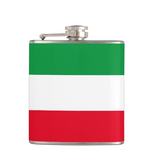 Flag of North-Rhine Westphalia Flask Heupfles (Voorkant)