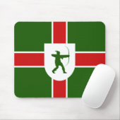 Flag of Nottinghamshire Mouse Pad Muismat (Met muis)