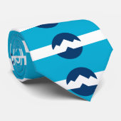 Flag of Ogden, Utah Stropdas (Opgerold)